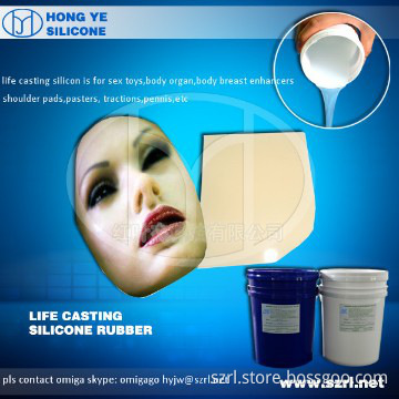Skin tone silicone rubber for sex dolls